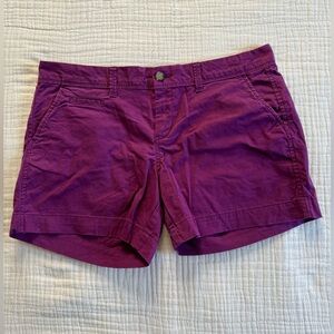 Old Navy - Plum Purple 5” Shorts - Size 12 - EUC
